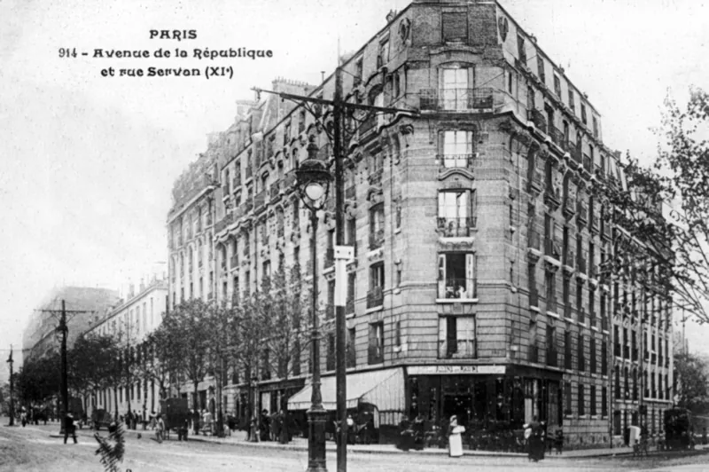 Angle avenue de la République et rue Servan