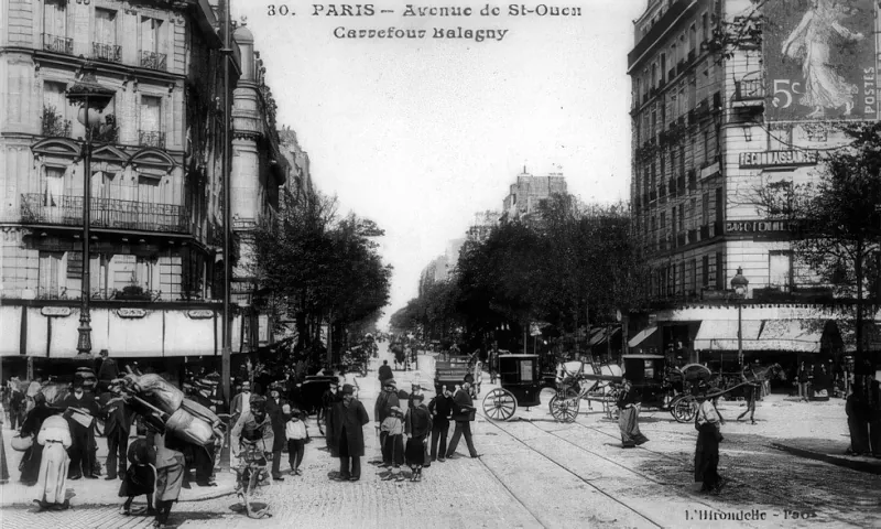 Angle avenue de Saint-Ouen et rue Guy Moquet