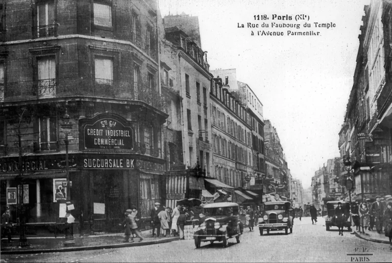 Angle avenue Parmentier et rue du Faubourg du Temple