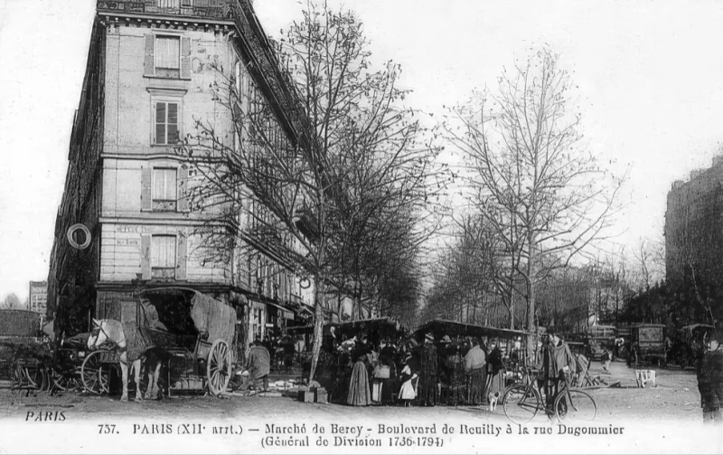 Angle boulevard de Reuilly et rue Dugommier