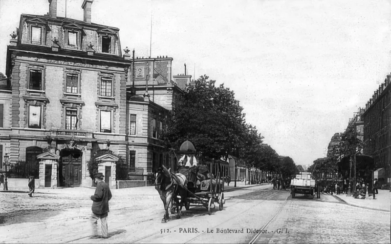 Angle boulevard Diderot et rue Chaligny