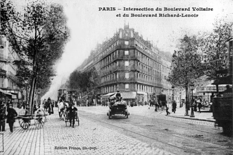 Angle boulevard Voltaire et boulevard Richard-Lenoir