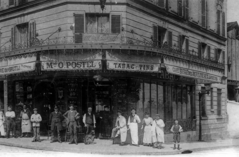Angle rue de Belleville et rue Haxo
