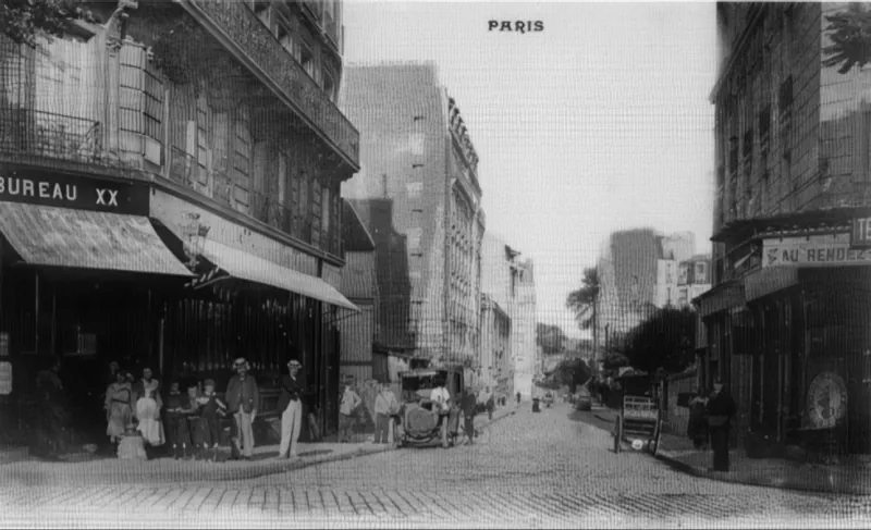 Angle rue de la Cour des Noues et rue des Pyrénées