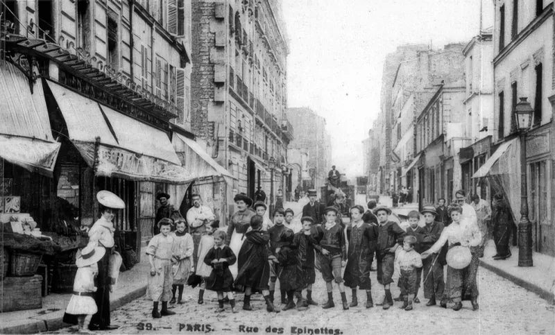 Angle rue des Epinettes et rue de la Jonquière