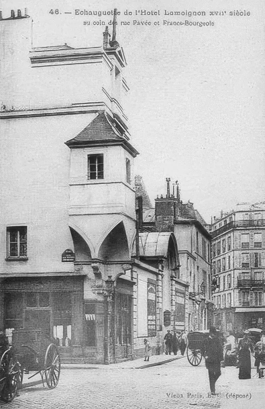 Angle rue des Francs Bourgeois et rue Pavée