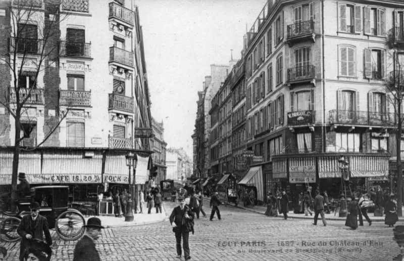 Angle rue du Château d'Eau et boulevard de Strasbourg