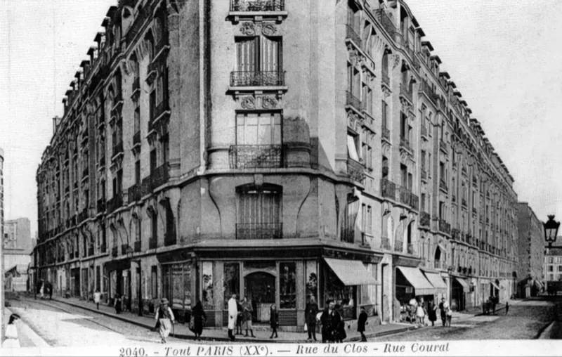 Angle rue du Clos et rue Courat