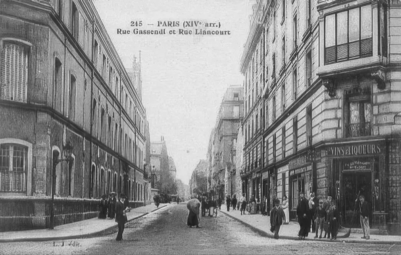 Angle rue Gassendi et rue Liancourt