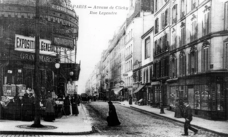 Angle rue Legendre et avenue de Clichy