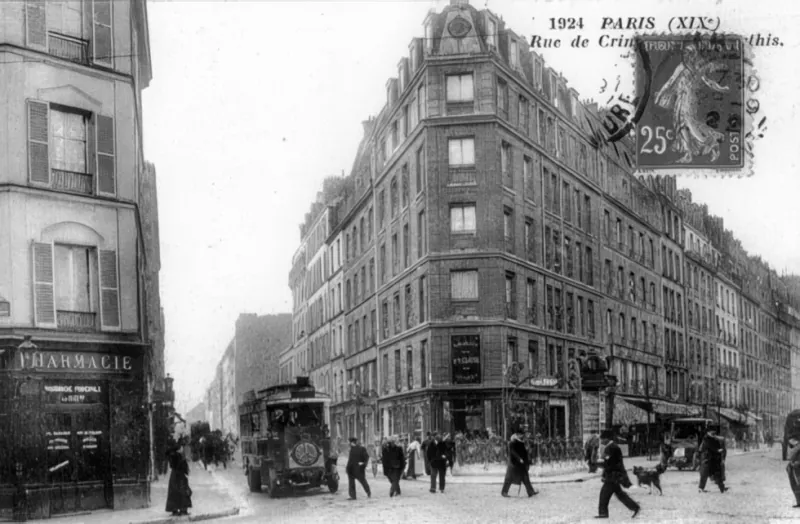 Angle rue Mathis et rue de Crimée