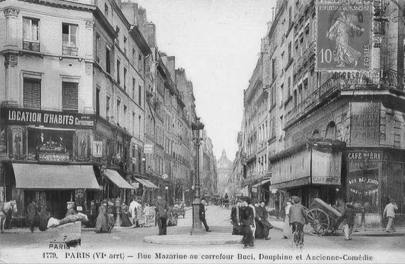 Angle rue Mazarine et rue Dauphine