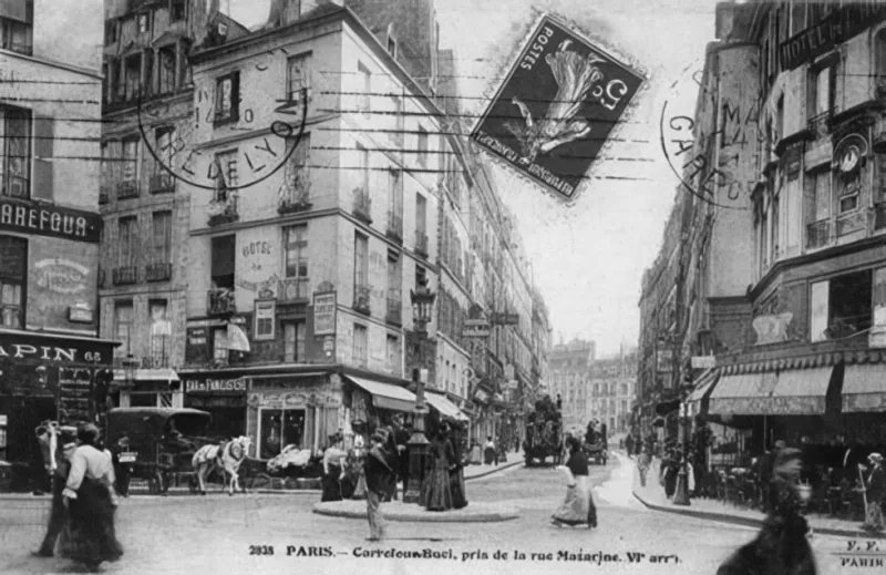 Angle rue Mazarine et rue de Buci