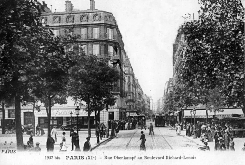 Rue Oberkampf et boulevard Richard Lenoir