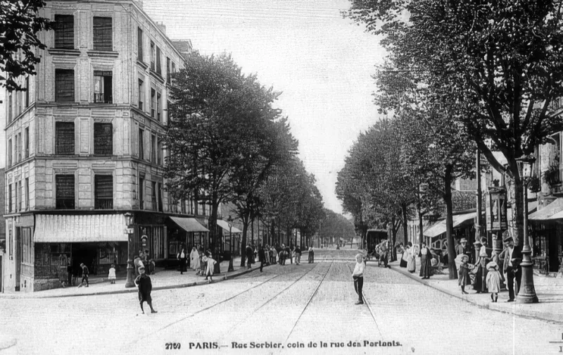 Angle rue Sorbier et rue des Partants