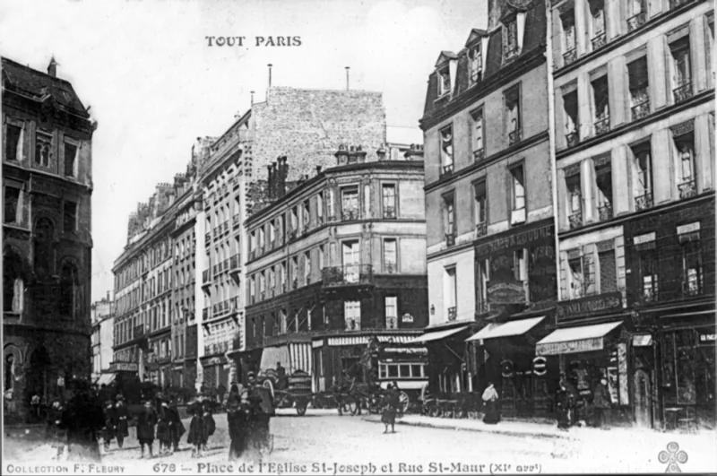Angle rue Saint-Maur et rue de l'Orillon