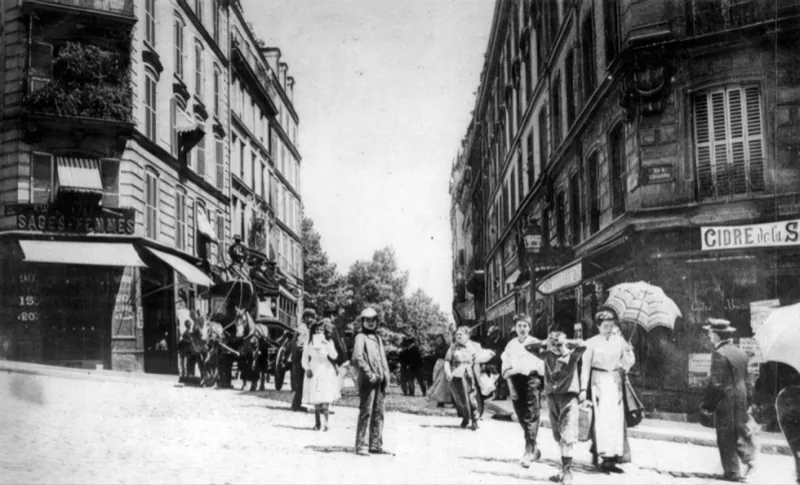 Angle rue Tardieu et rue Chappe
