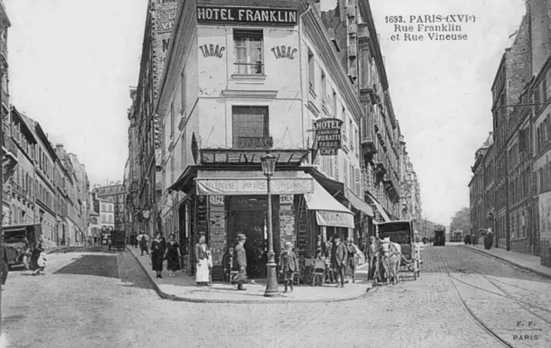 Angle rue Vineuse et rue Franklin
