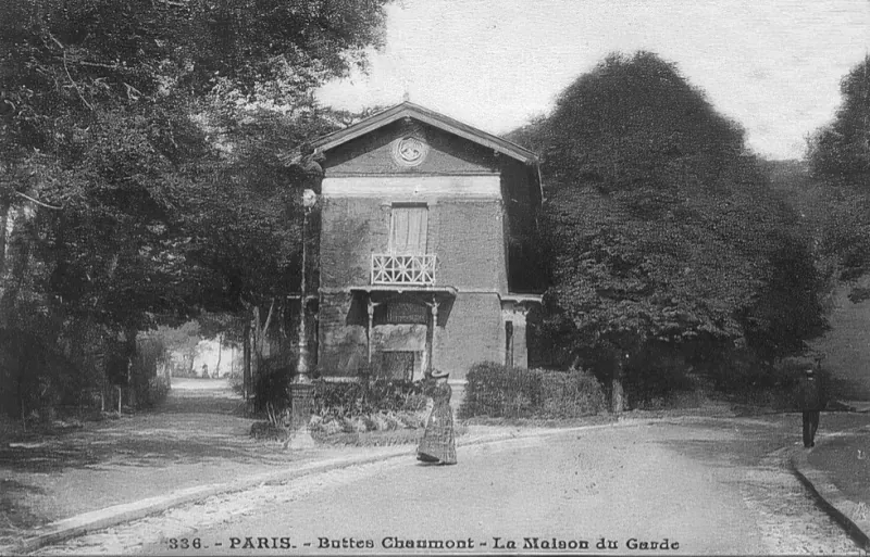 Parc des Buttes-Chaumont, entrée Simon Bolivar