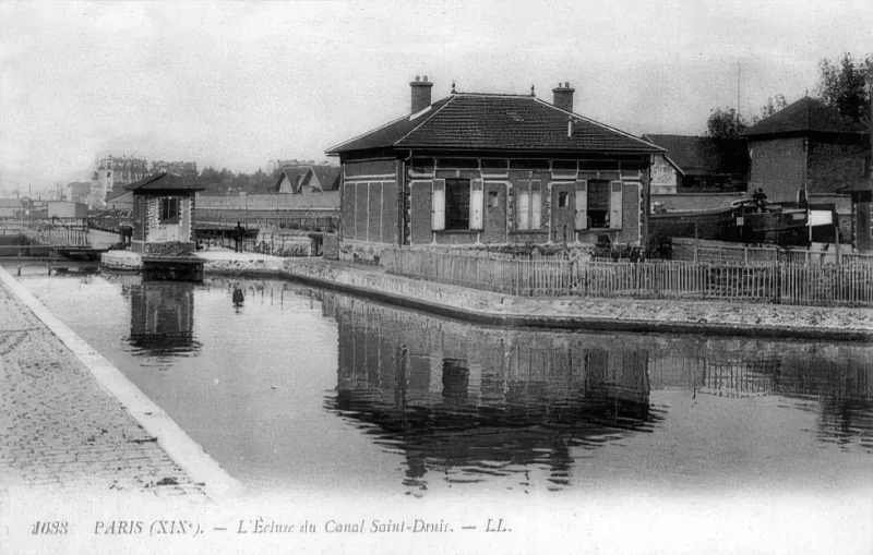Ecluse du canal Saint-Denis