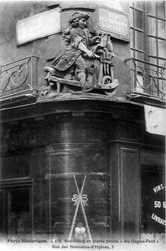 Enseigne rue des Nonnains d'Hyères