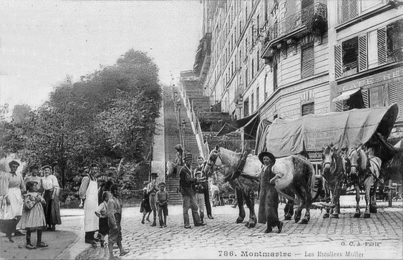 Escaliers de la rue Muller