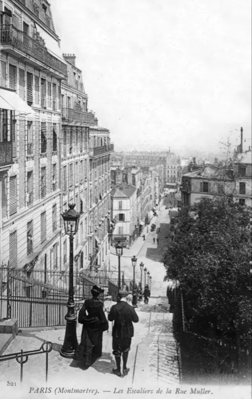 Escaliers de la rue Muller