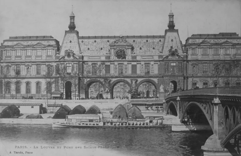 Guichet du Louvre et pont des Saint-Pères