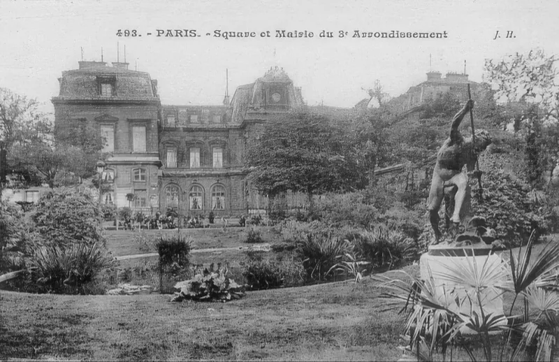 Mairie du 3ème et square du Temple