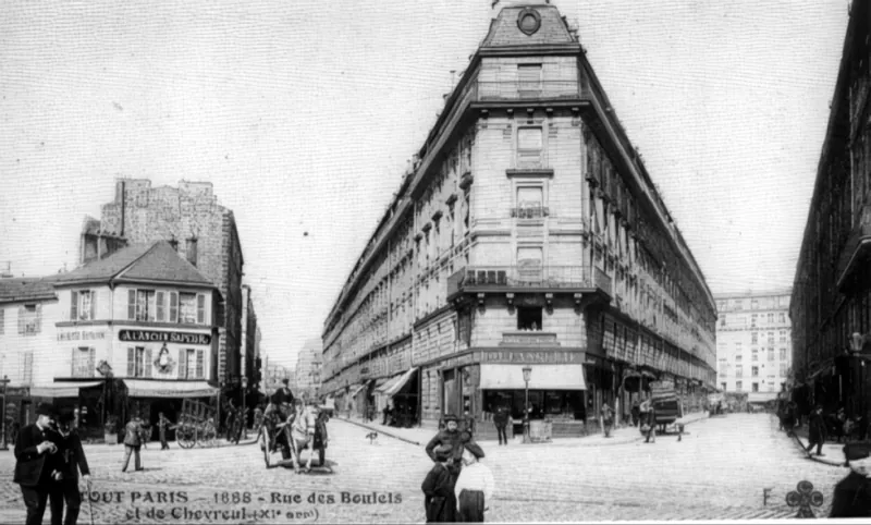 Rue des Boulets et rue Chevreul