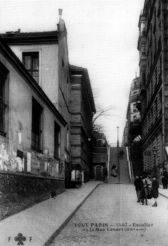 Escalier rue Levert