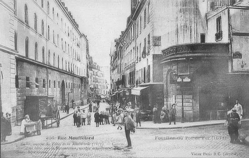 Rue Mouffetard et Fontaine Pot de Fer