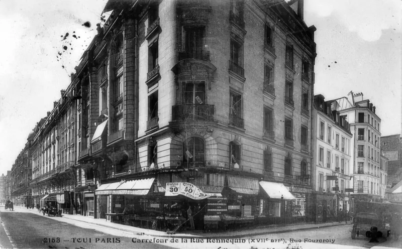 Rue Rennequin et rue Fourcroy