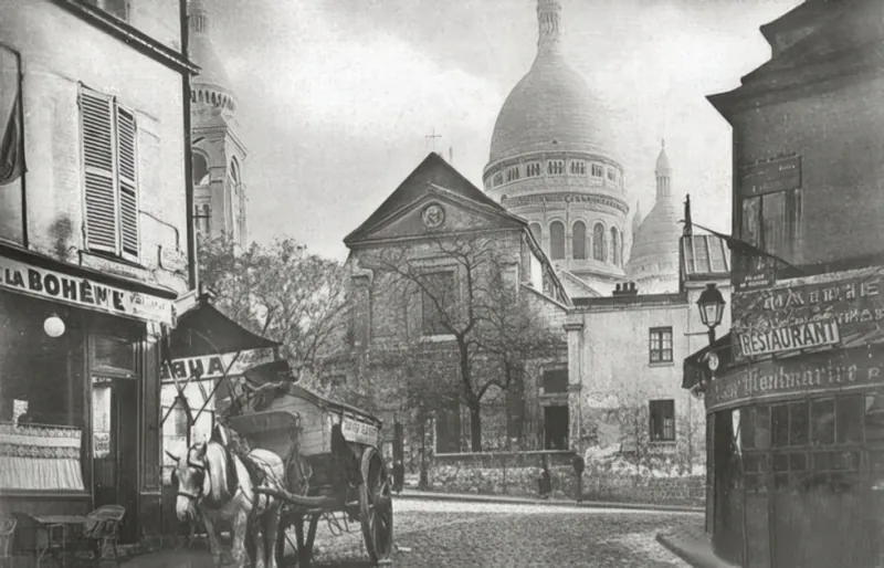 Le Sacré Cœur depuis la place du Tertre