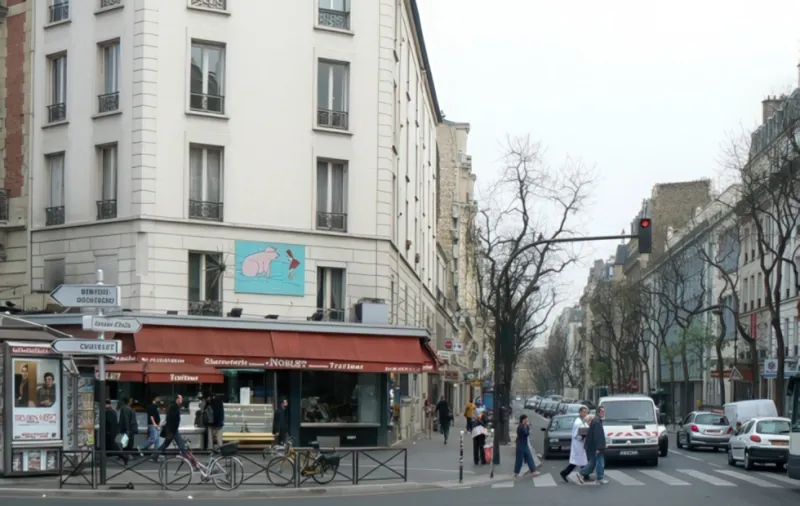 Angle avenue d'Orléans et rue d'Alésia