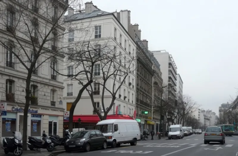 Angle avenue Parmentier et rue du Chemin Vert