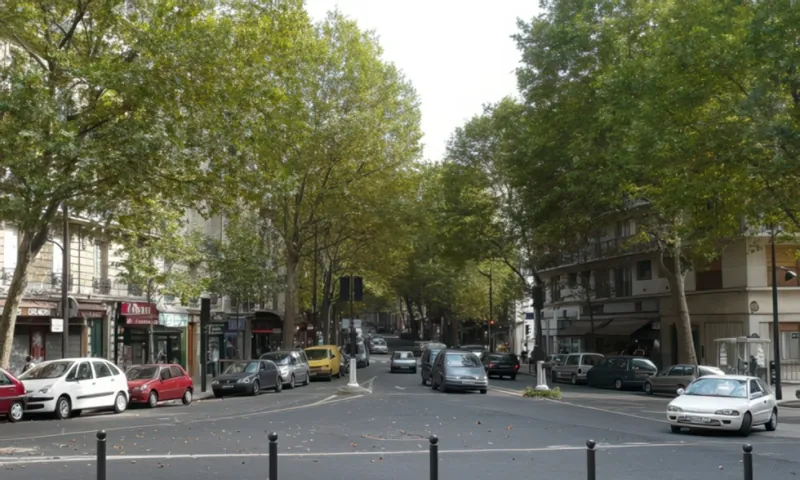 Angle avenue Simon Bolivar et rue Botzaris