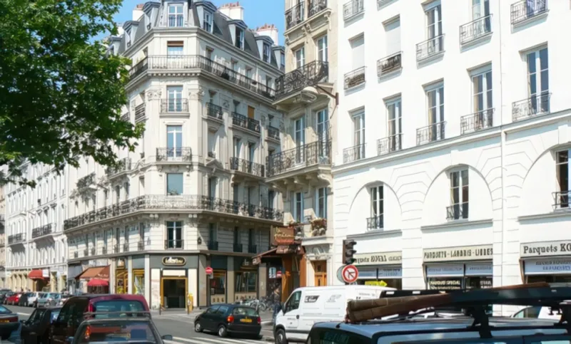 Angle boulevard Richard Lenoir et rue Sedaine