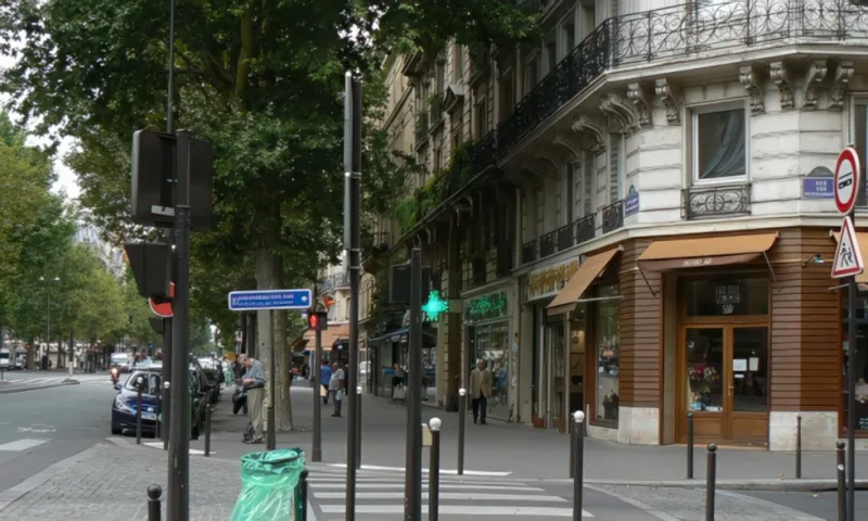 Angle boulevard Saint-Germain et rue des Bernardins