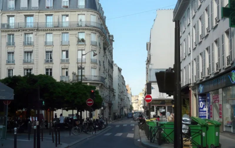 Angle rue Blomet et rue Cambronne