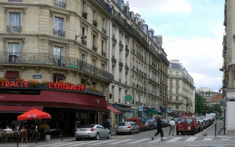 Angle rue Coypel et avenue des Gobelins