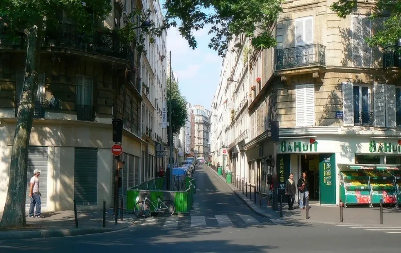 Angle rue de Belfort et boulevard Voltaire