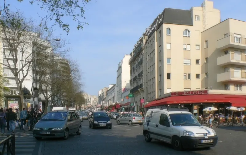 Angle rue de Belleville et boulevard de Belleville