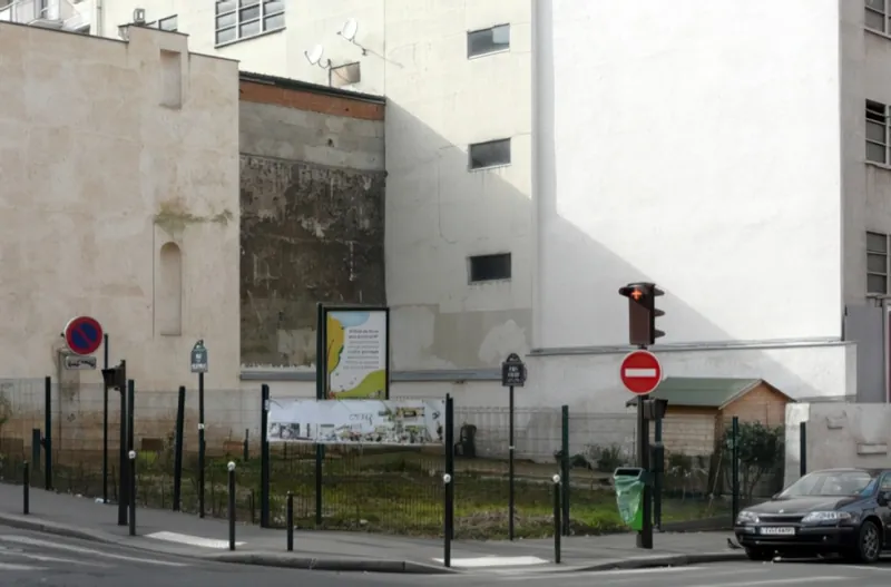 Angle rue de Belleville et rue Haxo