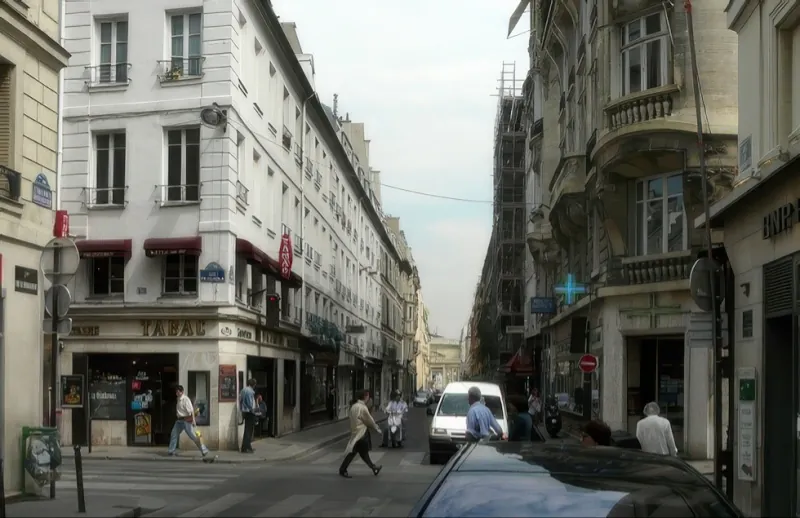 Angle rue de Bourgogne et rue de Grenelle