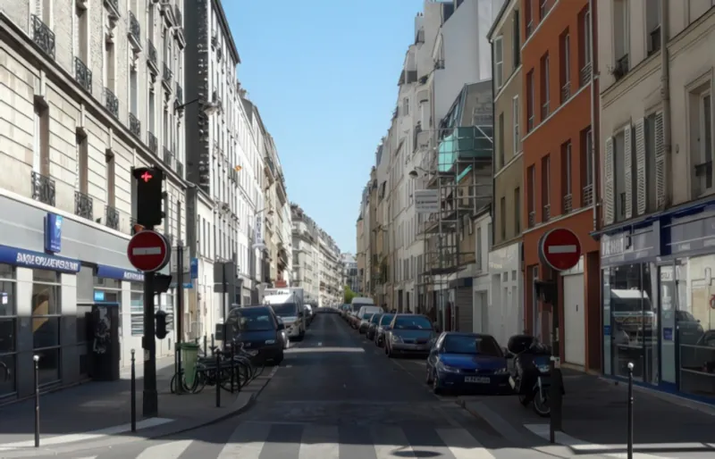 Angle rue de Gergovie et rue Raymond Losserand