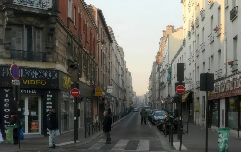 Angle rue de la Réunion et de la rue d'Avron