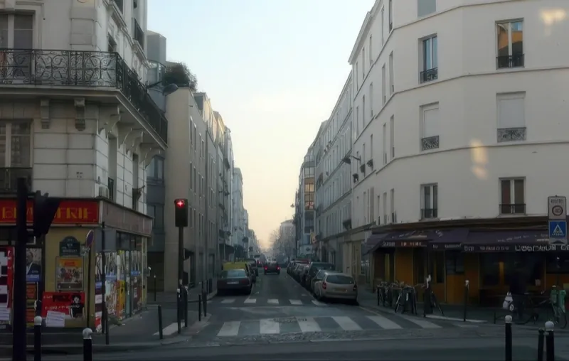 Angle rue de la Réunion et rue de Bagnolet