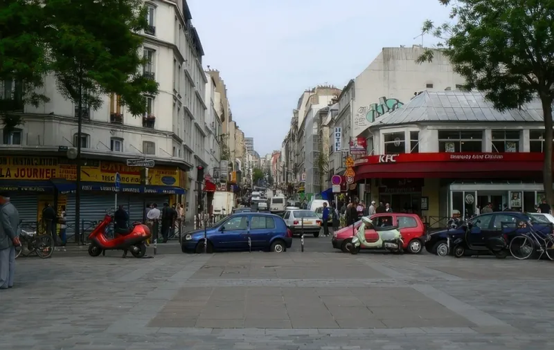 Angle rue de Ménilmontant et boulevard de Belleville