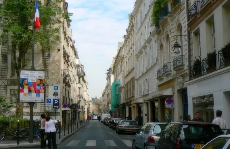 Angle rue de Seine et rue Jacob